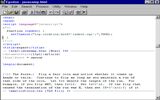 Modes for HTML and TeX.